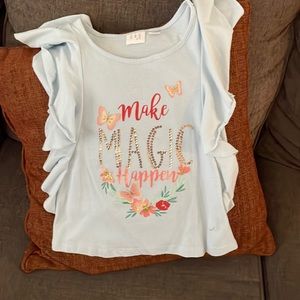 CRB girl Baby blue shirt size S (7/8)